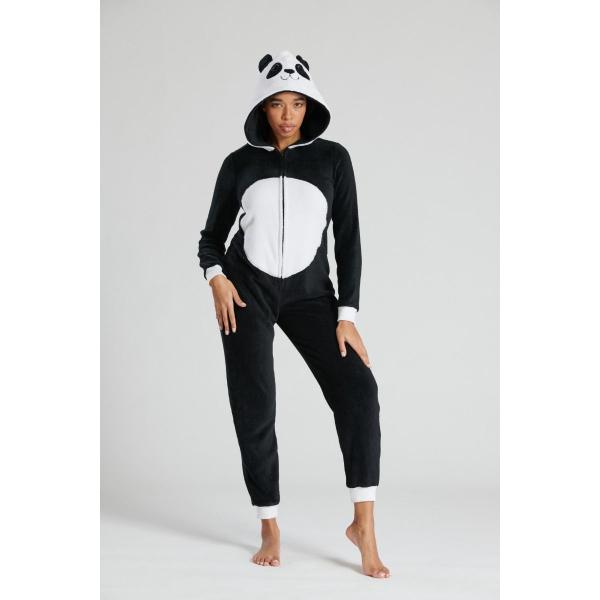 onesie unisex miś panda piżama jednoczęściowa męska